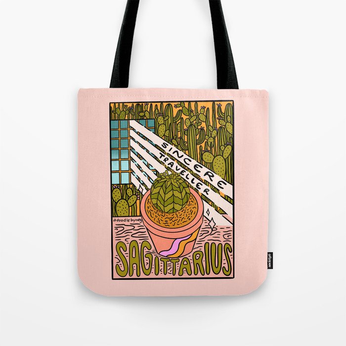 Sagittarius Plant Tote Bag Gallery Image 1