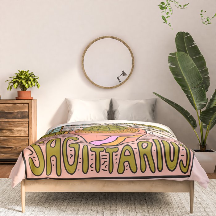 Sagittarius Plant Comforter Gallery Image 3