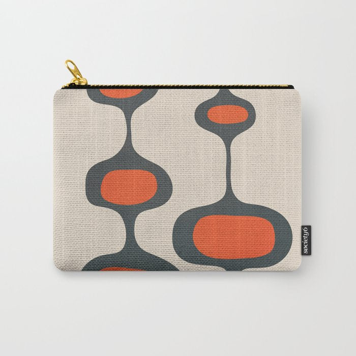 Mid-Century Modern Abstract Art 28 Carry All Pouch Gallery Image 1