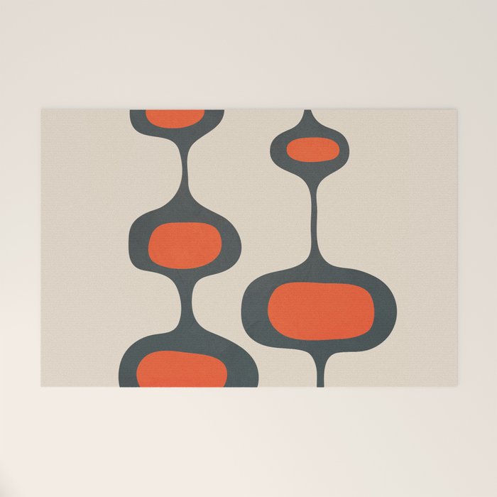 Mid-Century Modern Abstract Art 28 Welcome Mat Gallery Image 1