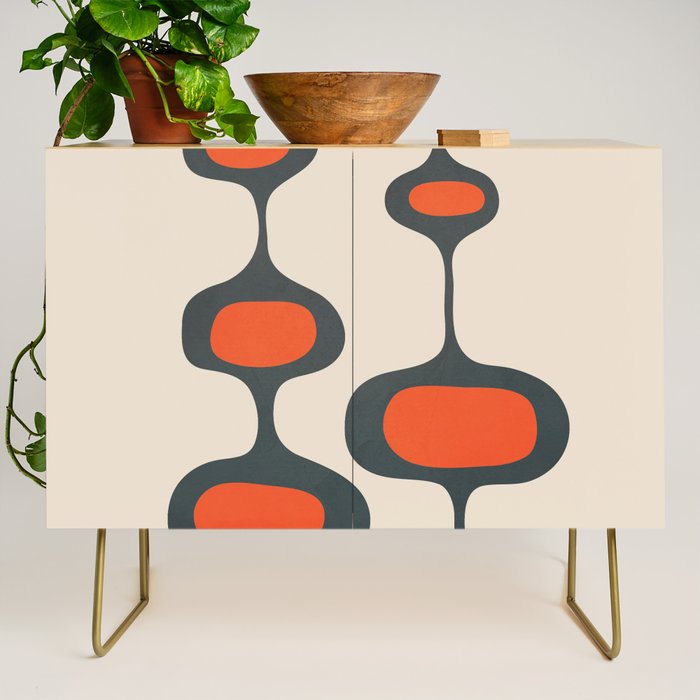 Mid-Century Modern Abstract Art 28 Credenza Gallery Image 1