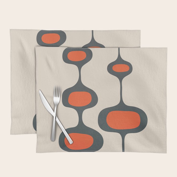 Mid-Century Modern Abstract Art 28 Placemat Gallery Image 1