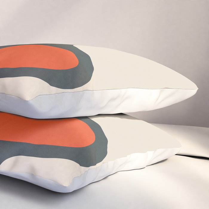 Mid-Century Modern Abstract Art 28 Pillow Sham Gallery Image 3