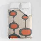 Mid-Century Modern Abstract Art 28 Comforter Gallery Image 6