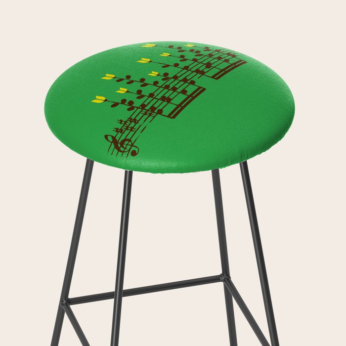 Music notes garden Stool Gallery Image 2