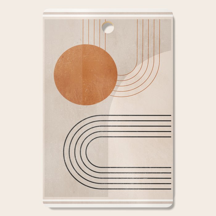 Minimal Geometric 138 Cutting Board Gallery Image 1
