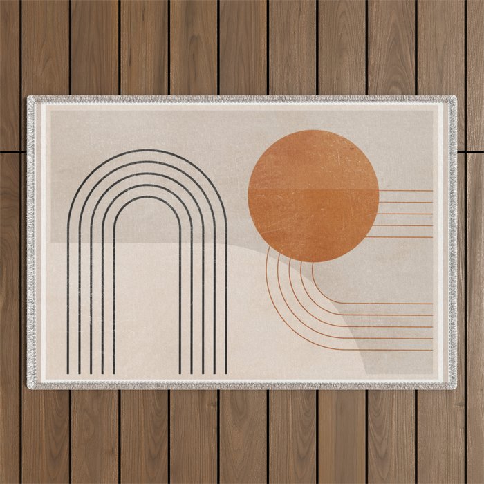 Minimal Geometric 138 Outdoor Rug Gallery Image 1