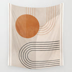 Minimal Geometric 138 Wall Tapestry Gallery Image 4