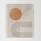 Minimal Geometric 138 Throw Blanket Gallery Image 2