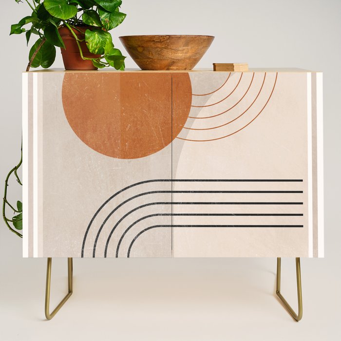 Minimal Geometric 138 Credenza Gallery Image 1