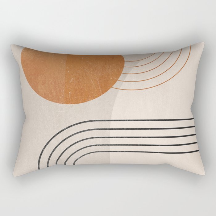 Minimal Geometric 138 Rectangular Pillow Gallery Image 2