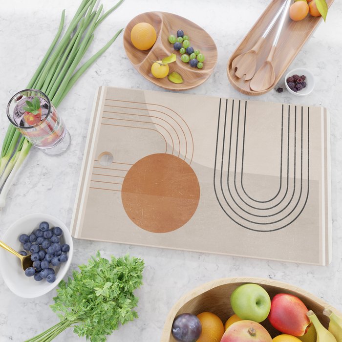 Minimal Geometric 138 Cutting Board Gallery Image 2