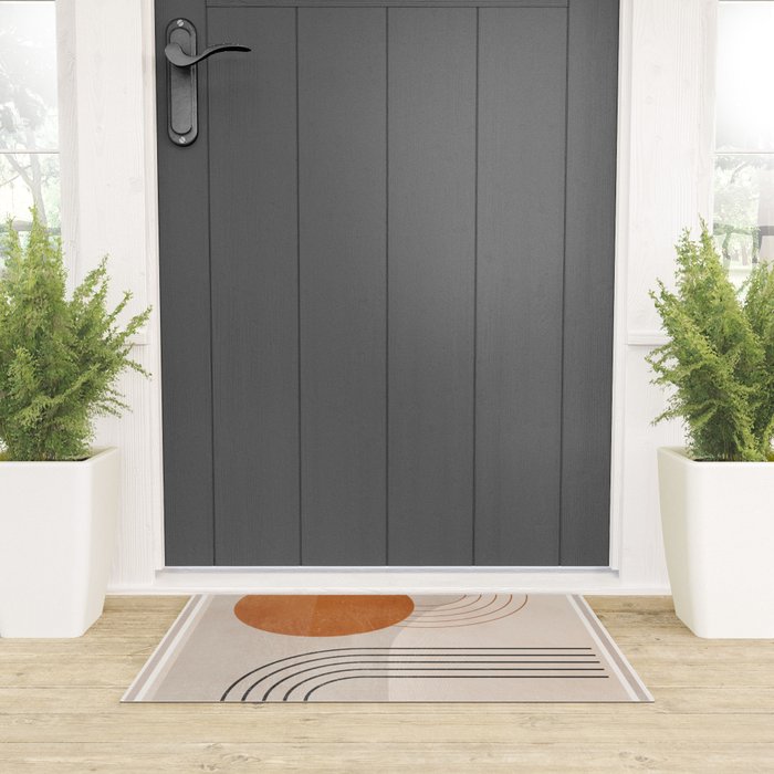 Minimal Geometric 138 Welcome Mat Gallery Image 3