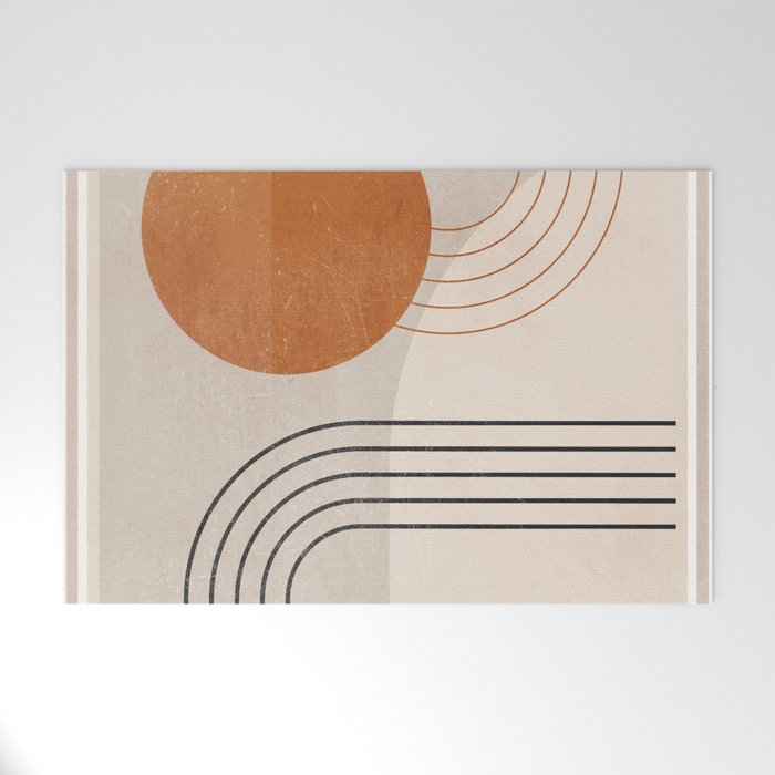 Minimal Geometric 138 Welcome Mat Gallery Image 1