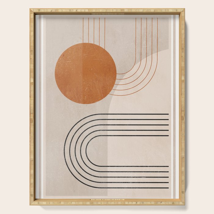 Minimal Geometric 138 Serving Tray Gallery Image 1