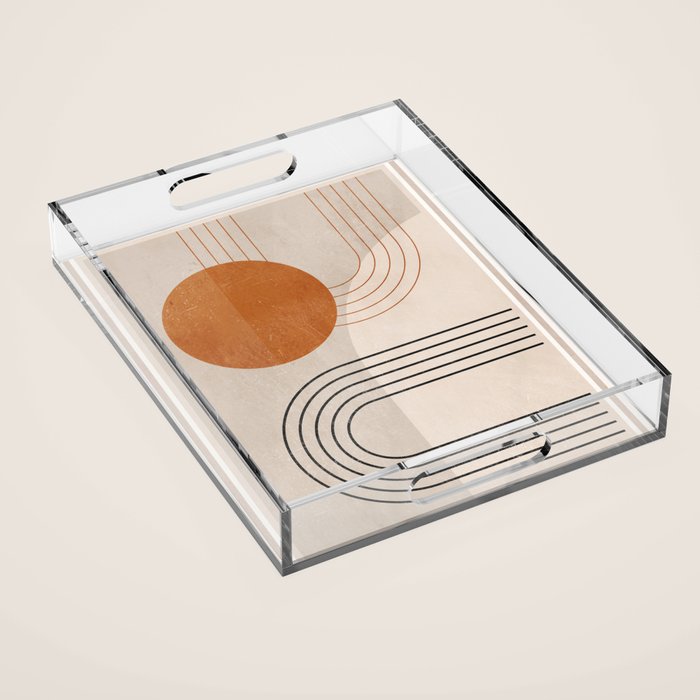 Minimal Geometric 138 Acrylic Tray Gallery Image 1