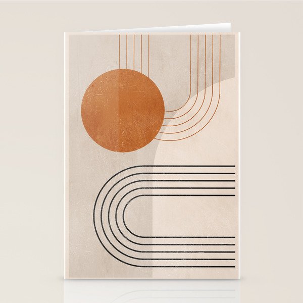 Minimal Geometric 138 Stationery Card Gallery Image 1