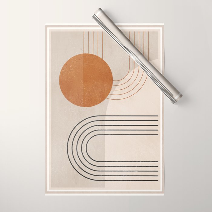 Minimal Geometric 138 Wrapping Paper Gallery Image 1