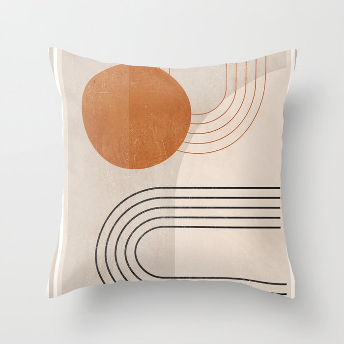 Minimal Geometric 138 Throw Pillow Gallery Image 6