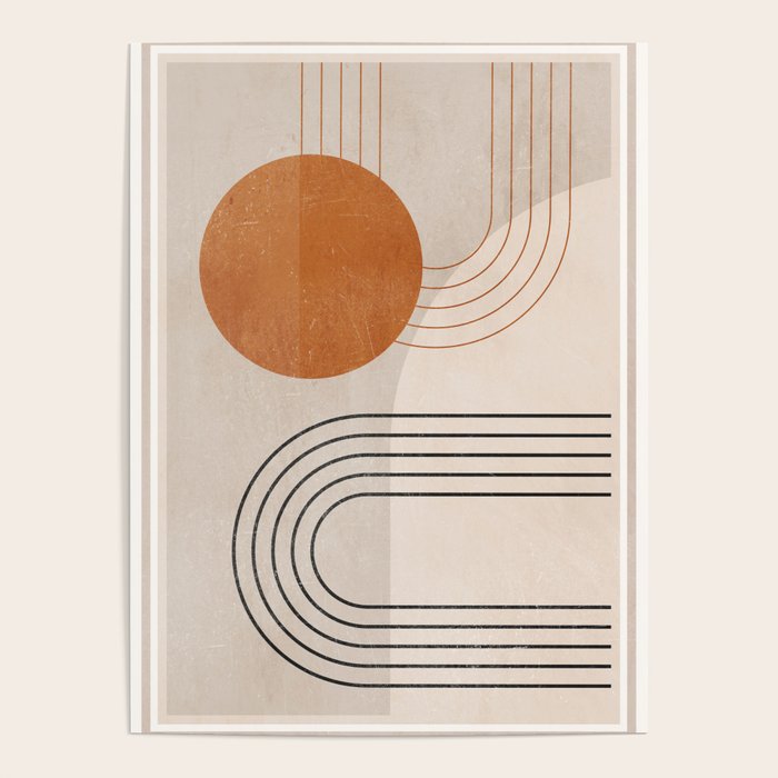 Minimal Geometric 138 Poster Gallery Image 1