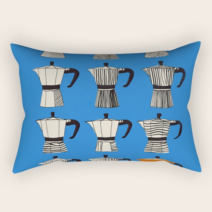 Blue Moka Rectangular Pillow Gallery Image 1