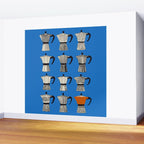 Blue Moka Wall Mural Gallery Image 2