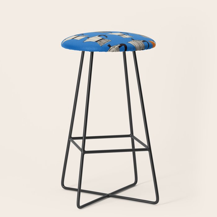 Blue Moka Stool Gallery Image 1