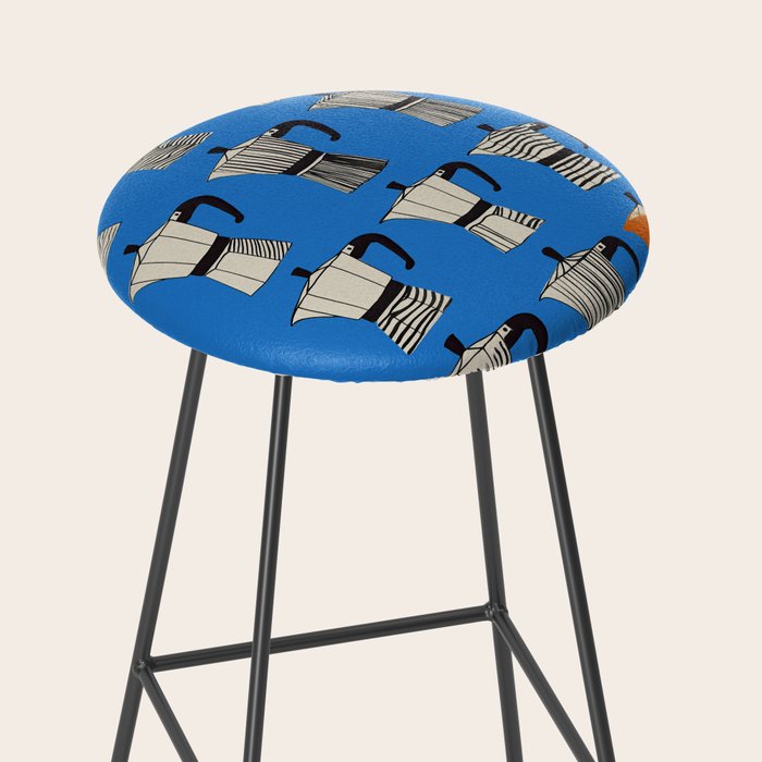 Blue Moka Stool Gallery Image 2