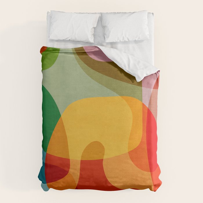 Abstract Colorful Artwork VII Duvet Cover Gallery Image 6