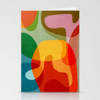 Abstract Colorful Artwork VII Stationery Card Gallery Image 2