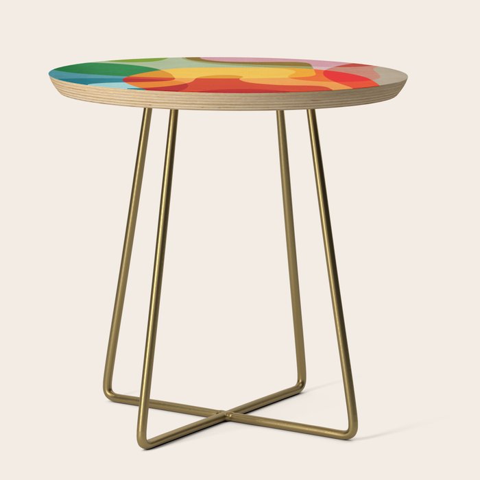 Abstract Colorful Artwork VII Side Table Gallery Image 1