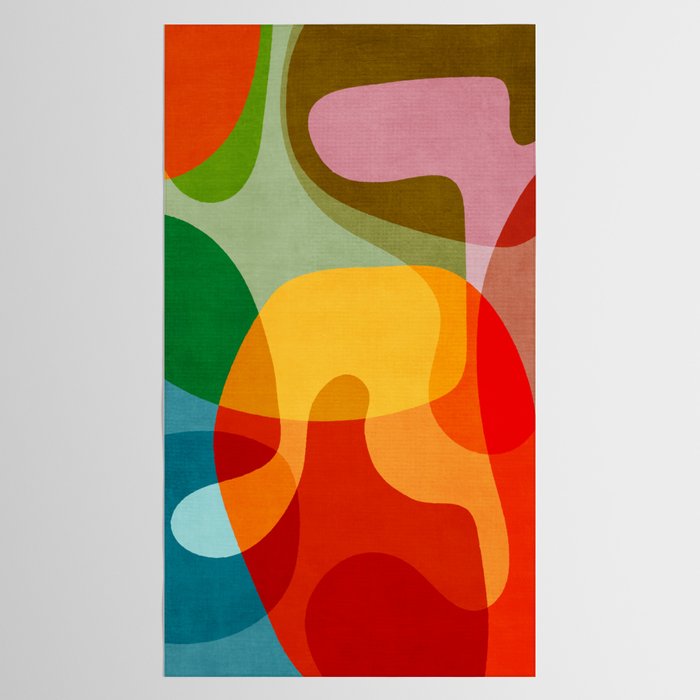 Abstract Colorful Artwork VII Tablecloth Gallery Image 2