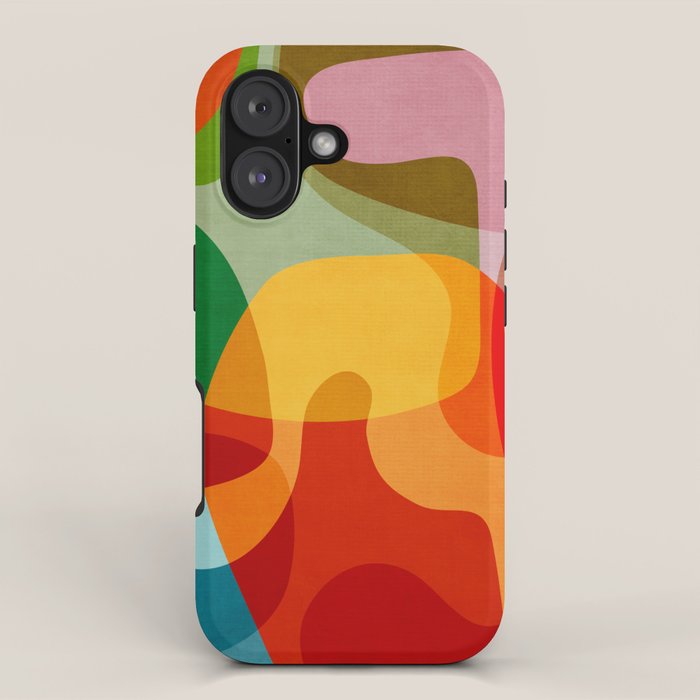 Abstract Colorful Artwork VII iPhone Case Gallery Image 1