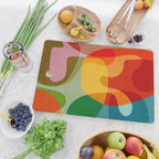 Abstract Colorful Artwork VII Cutting Board Gallery Image 2