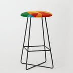 Abstract Colorful Artwork VII Stool Gallery Image 1