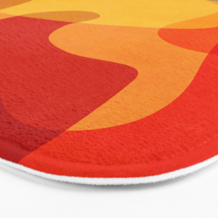 Abstract Colorful Artwork VII Bath Mat Gallery Image 3