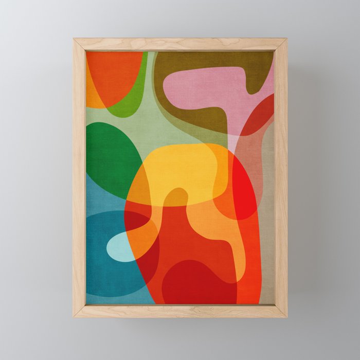Abstract Colorful Artwork VII Mini Art Print Gallery Image 1