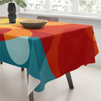 Abstract Colorful Artwork VII Tablecloth Gallery Image 3