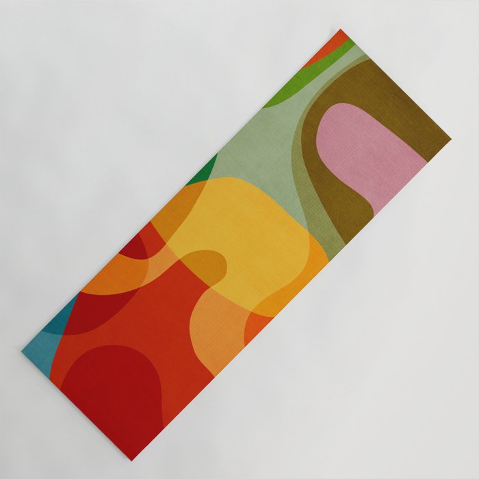 Abstract Colorful Artwork VII Yoga Mat Gallery Image 1
