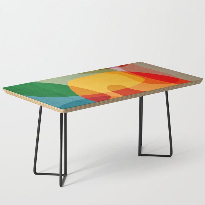 Abstract Colorful Artwork VII Coffee Table Gallery Image 1
