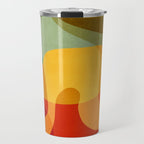 Abstract Colorful Artwork VII Travel Mug Gallery Image 1