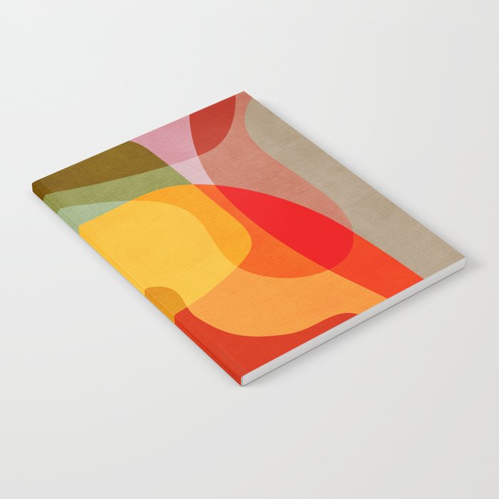 Abstract Colorful Artwork VII Notebook