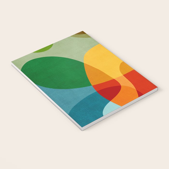 Abstract Colorful Artwork VII Notebook Gallery Image 3