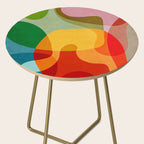 Abstract Colorful Artwork VII Side Table Gallery Image 2