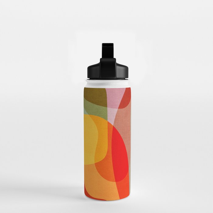 Abstract Colorful Artwork VII Water Bottle Gallery Image 2