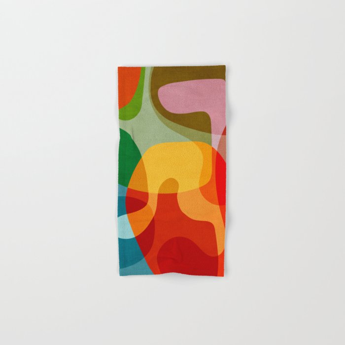 Abstract Colorful Artwork VII Bath Towel Gallery Image 1