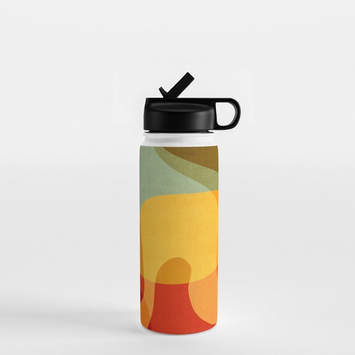 Abstract Colorful Artwork VII Water Bottle Gallery Image 1