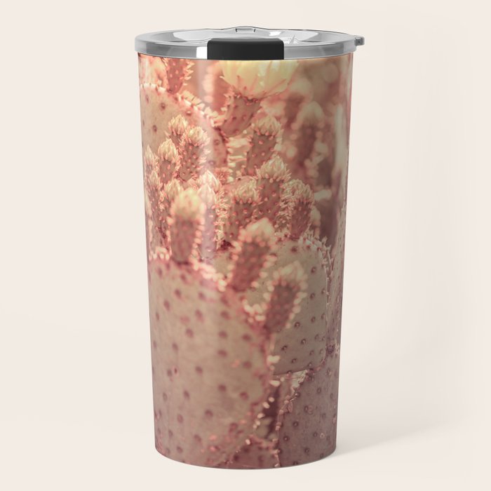 Rose Gold Cactus Travel Mug Gallery Image 1