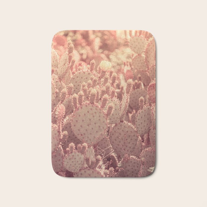 Rose Gold Cactus Bath Mat Gallery Image 1
