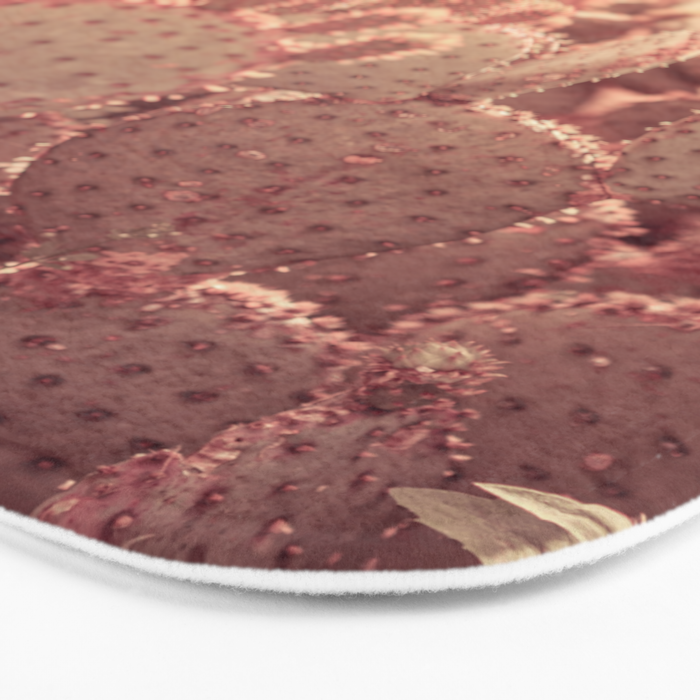 Rose Gold Cactus Bath Mat Gallery Image 3